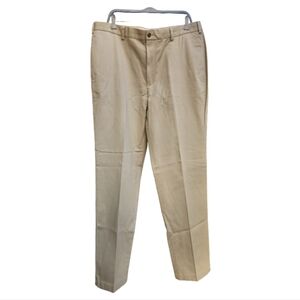 Brooks Brothers Tan Chinos Classic Straight-Leg Cotton 38/36